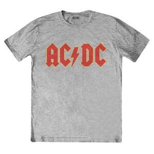 AC/DC Childrens/Kids Logo Heather T-Shirt / Gray